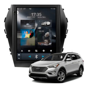 Multimídia Android Hyundai Santa Fé 2014 a 2019